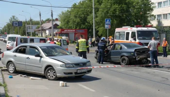 Тяжелое ДТП в Бийске: один водитель в реанимации