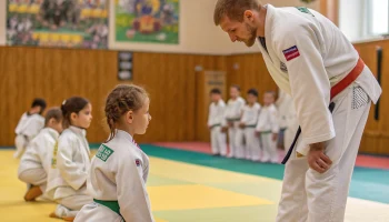 Французский мастер дзюдо Жюльен Блюлар вдохновил барнаульских детей на новые победы Французский мастер дзюдо Жюльен Блюлар вдохновил барнаульских детей на новые победы