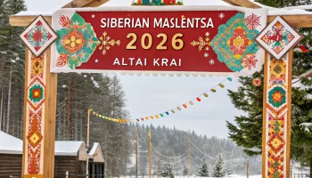 Юбилейная «Сибирская Масленица 2026» с обширной программой развлечений в Алтайском крае